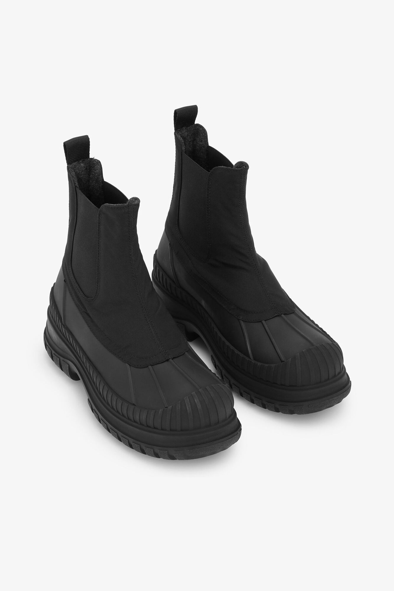 Black Outdoor Chelsea Boots - GANNI