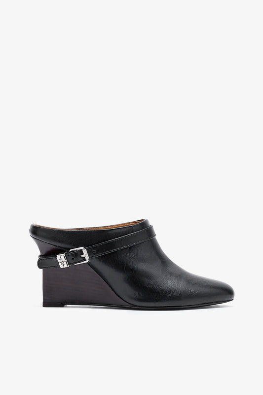 Kat Slim Mule in Black - GANNI