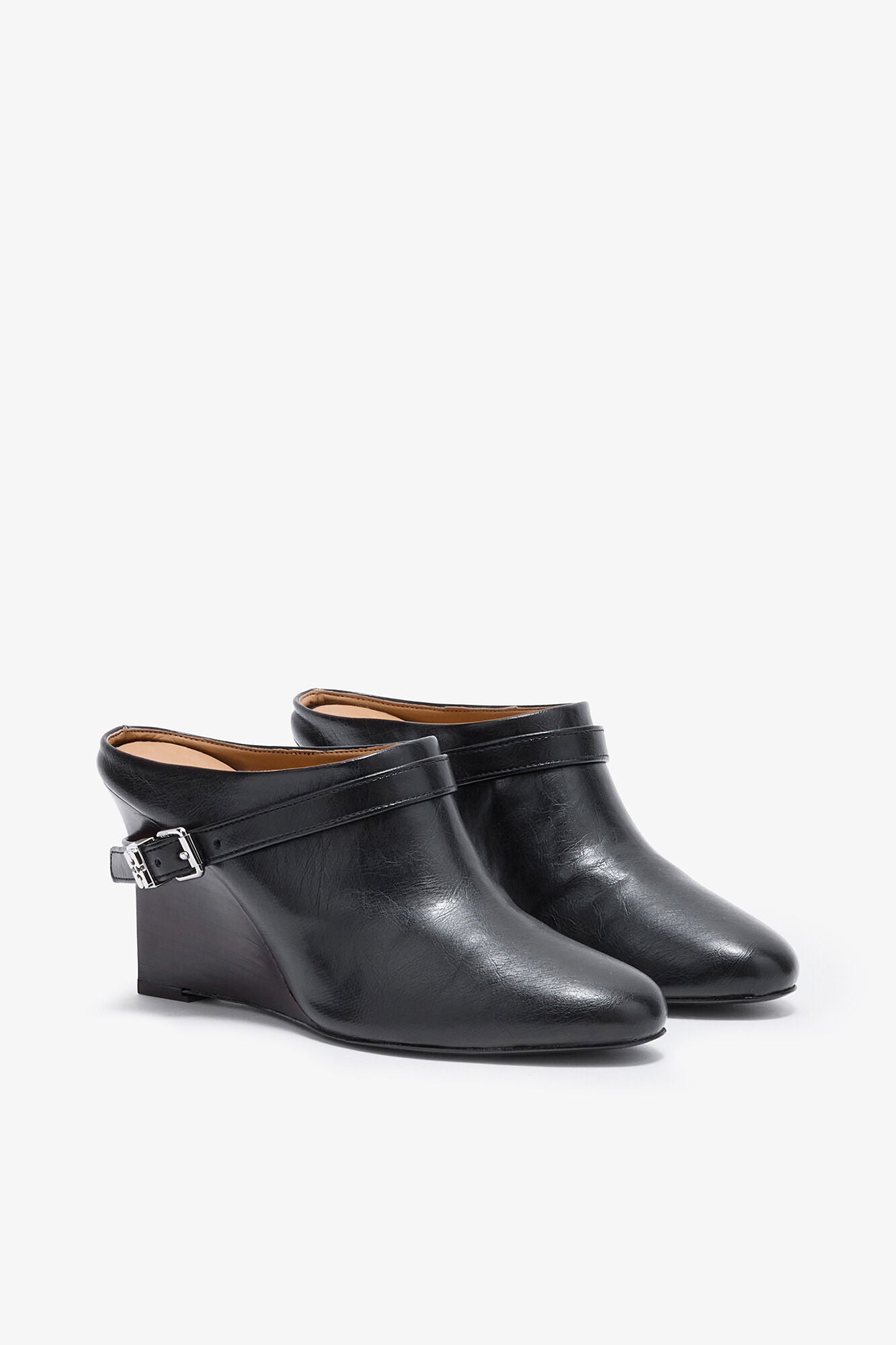 Kat Slim Mule in Black - GANNI