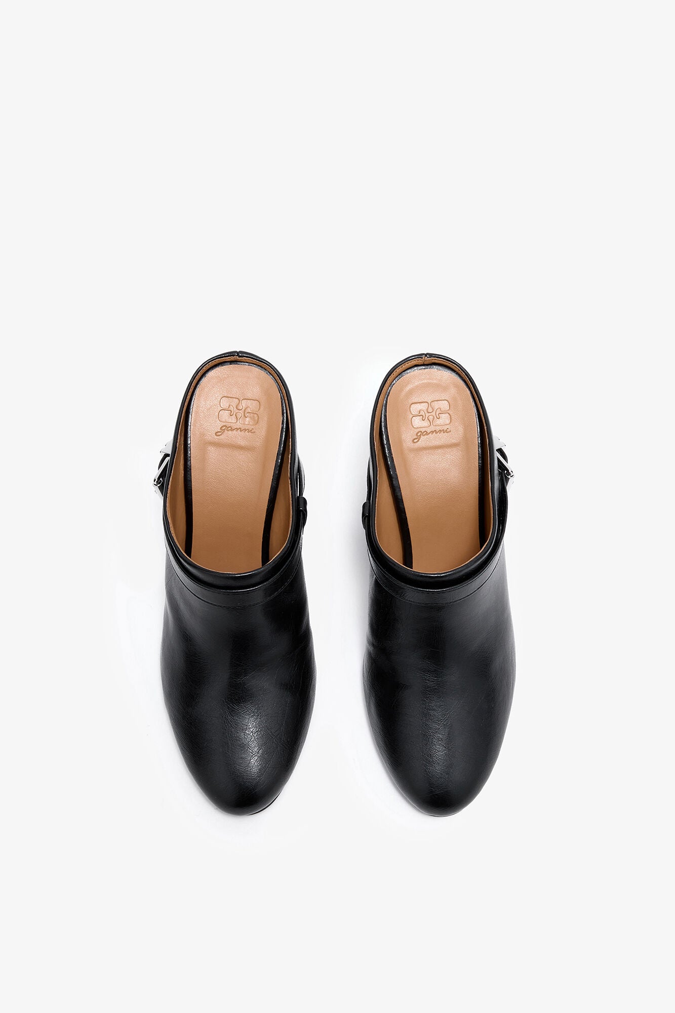 Kat Slim Mule in Black - GANNI