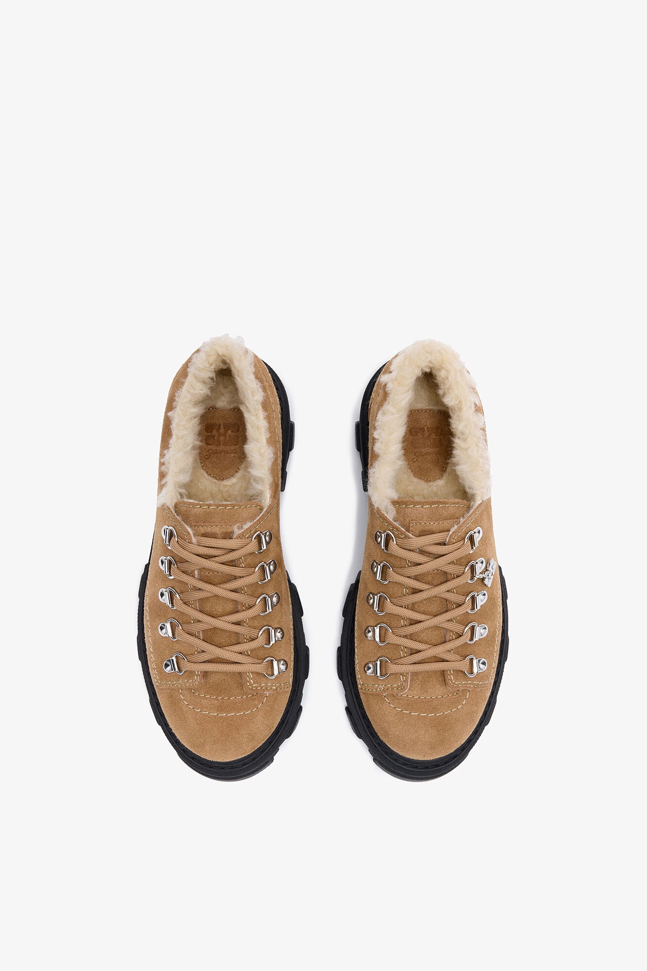 Cleated Derbies in Brown - GANNI