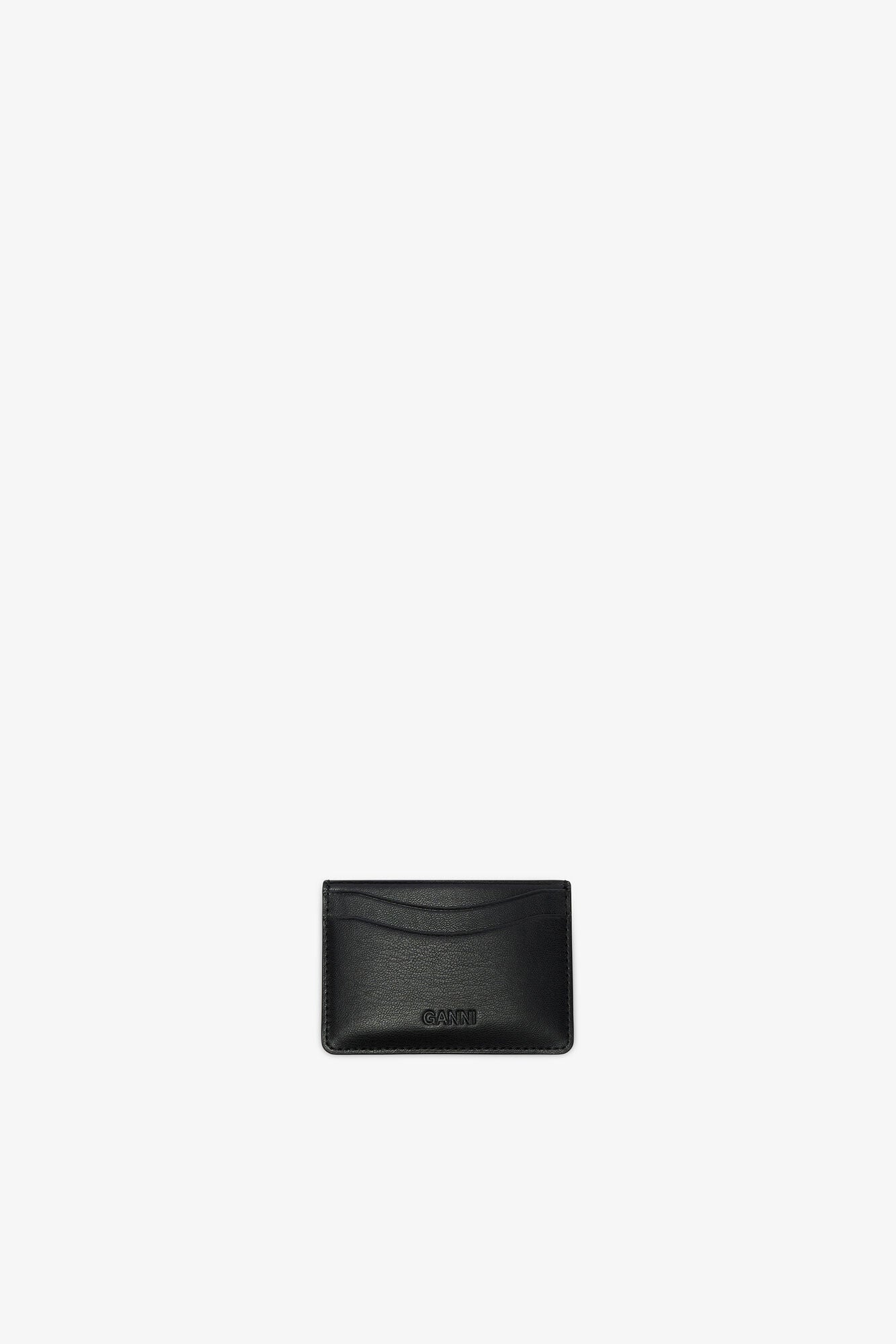 Black Bou Card Holder with Poodle - GANNI