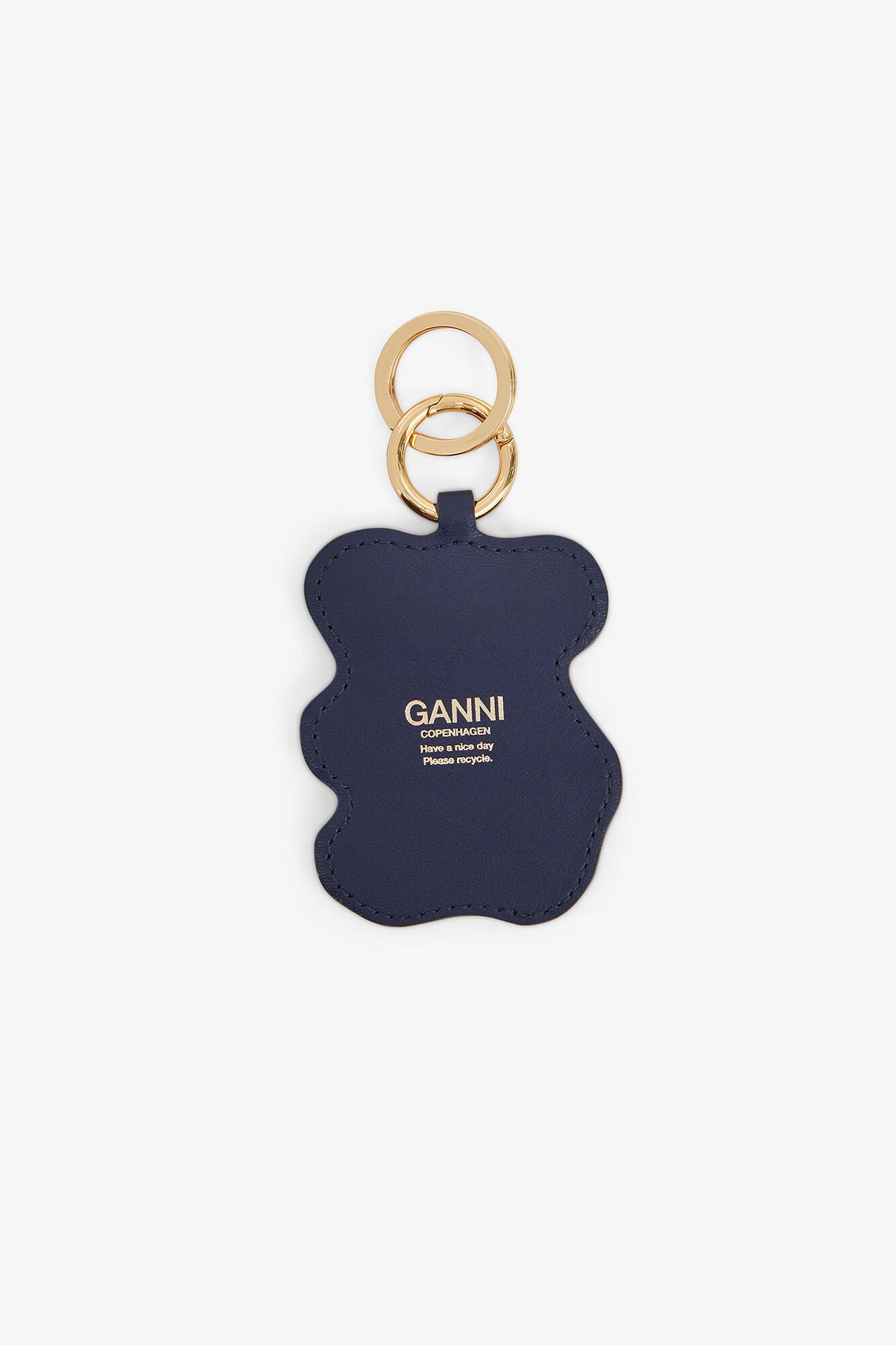 Black/Iris Joy Bear Keyring - GANNI