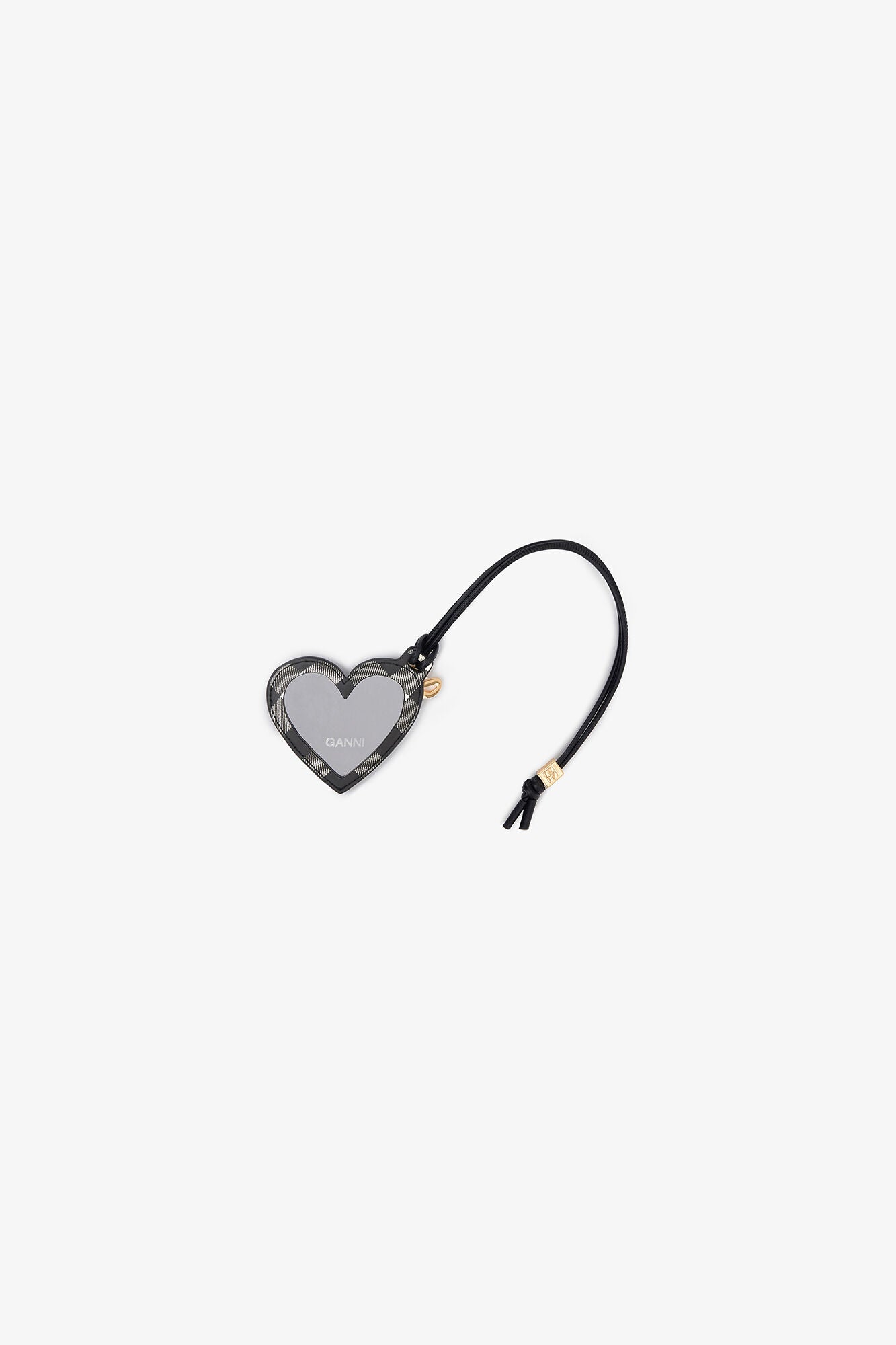 Black Black Bou Heart Mirror - GANNI