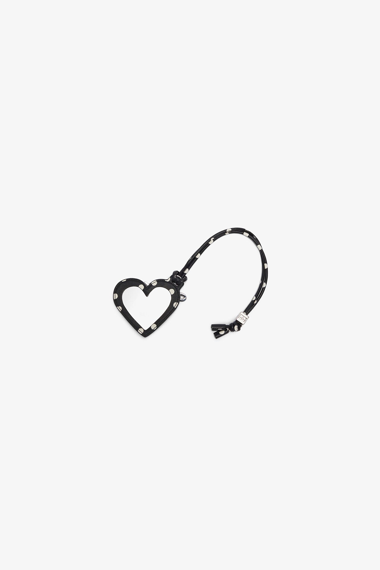 Black Heart Mirror with Dots - GANNI