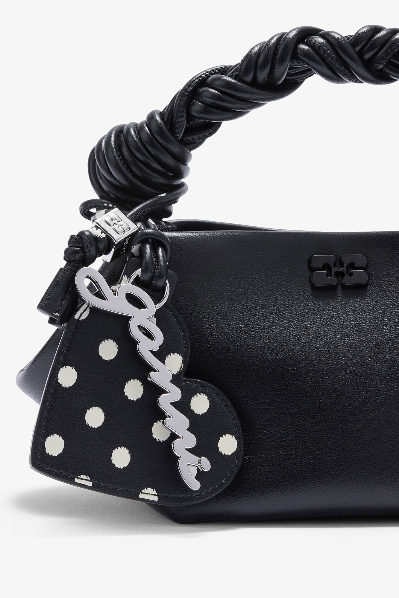 Black Heart Mirror with Dots - GANNI