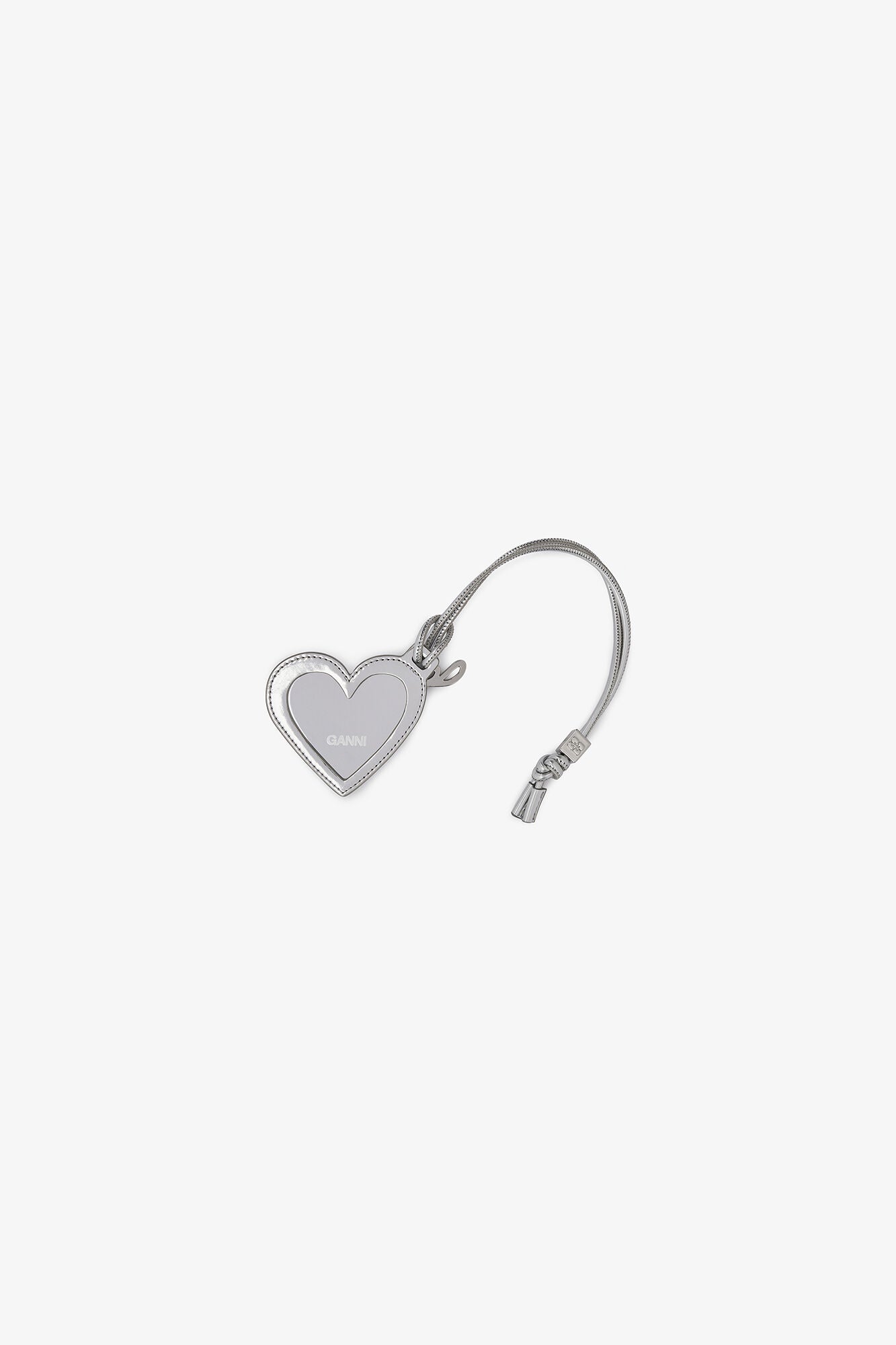 Silver Silver Bou Heart Mirror - GANNI
