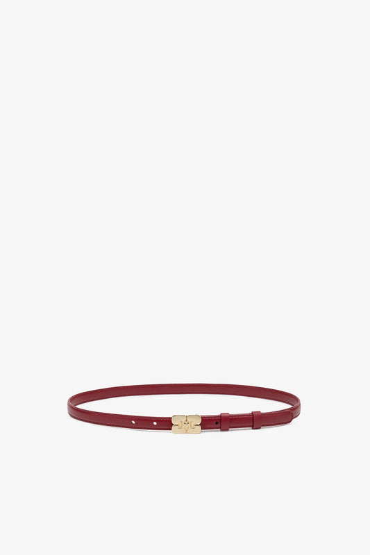 Kat Belt Small in Red - GANNI