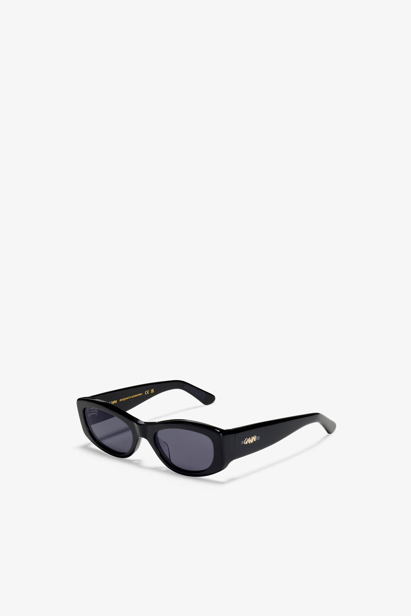 Black GANNI x Ace & Tate Lana Sunglasses - GANNI