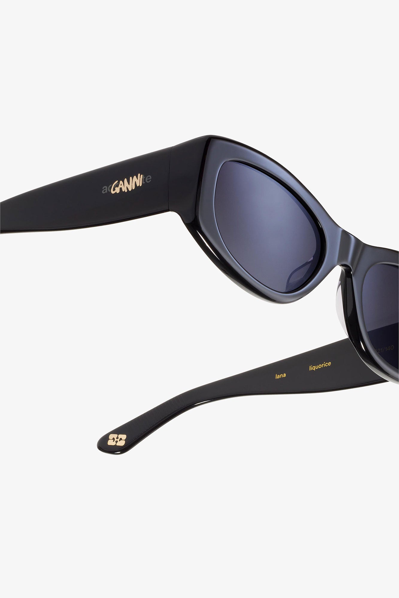 Black GANNI x Ace & Tate Lana Sunglasses - GANNI