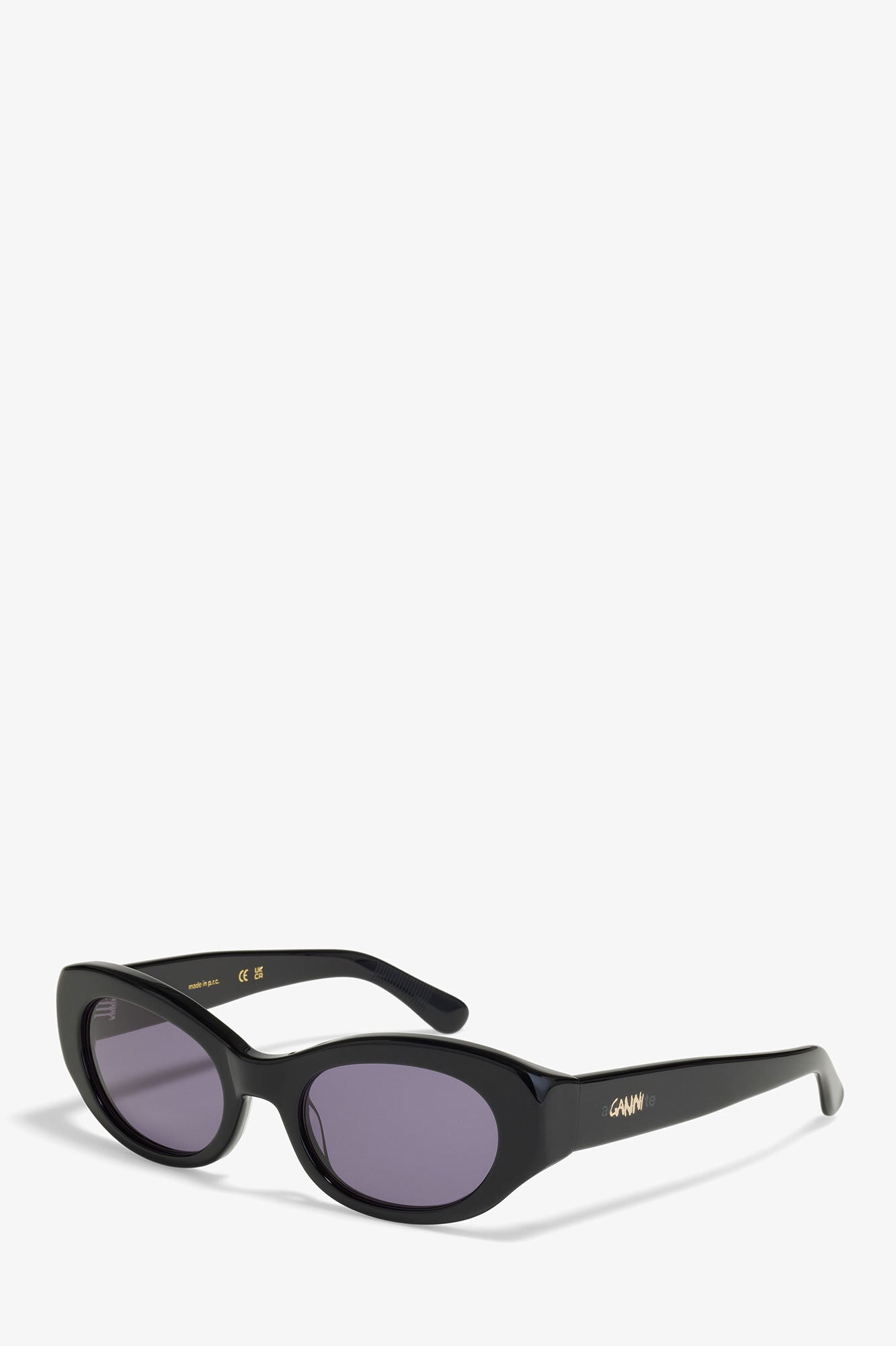 Black GANNI x Ace & Tate Black Dakota Sunglasses - GANNI