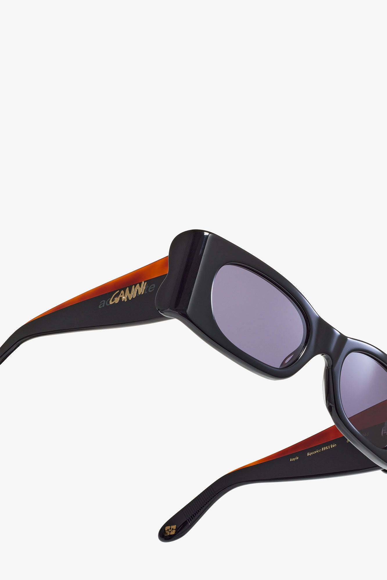 Black GANNI x Ace & Tate Black Kayla Sunglasses - GANNI