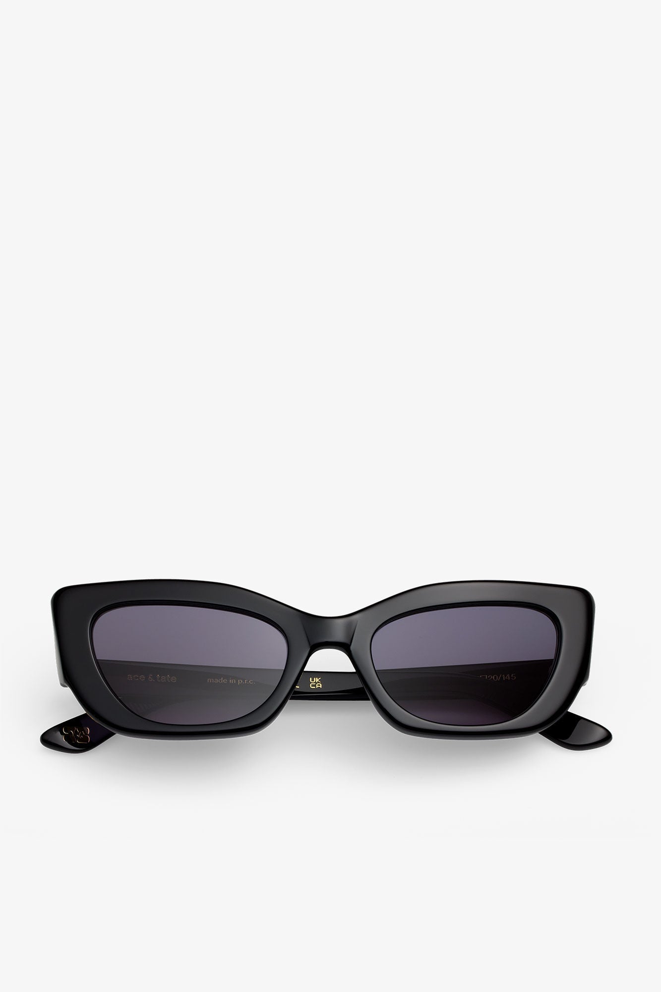 Black GANNI x Ace & Tate Black Sadie Sunglasses - GANNI