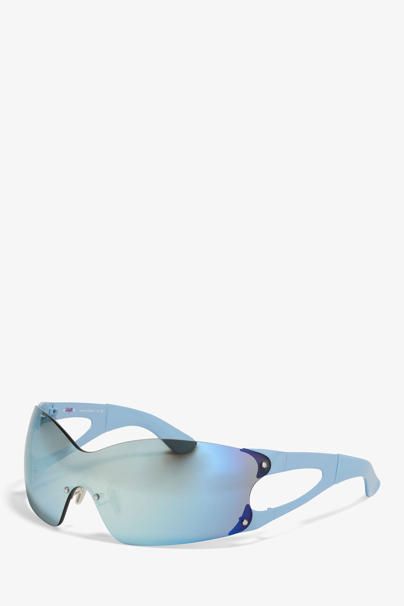Silver Lake Blue GANNI x Ace & Tate Silver Lake Blue Noel Sunglasses - GANNI