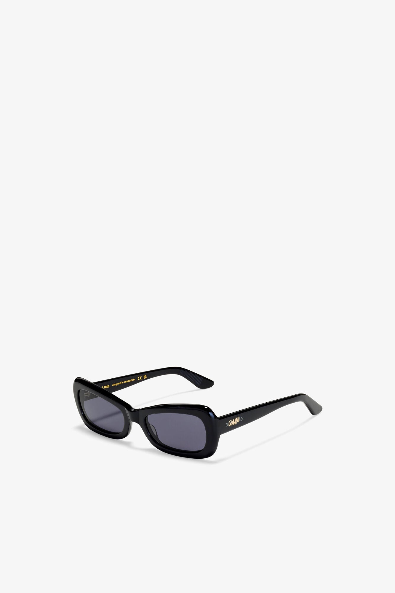 Black GANNI x Ace & Tate Brooke Sunglasses - GANNI