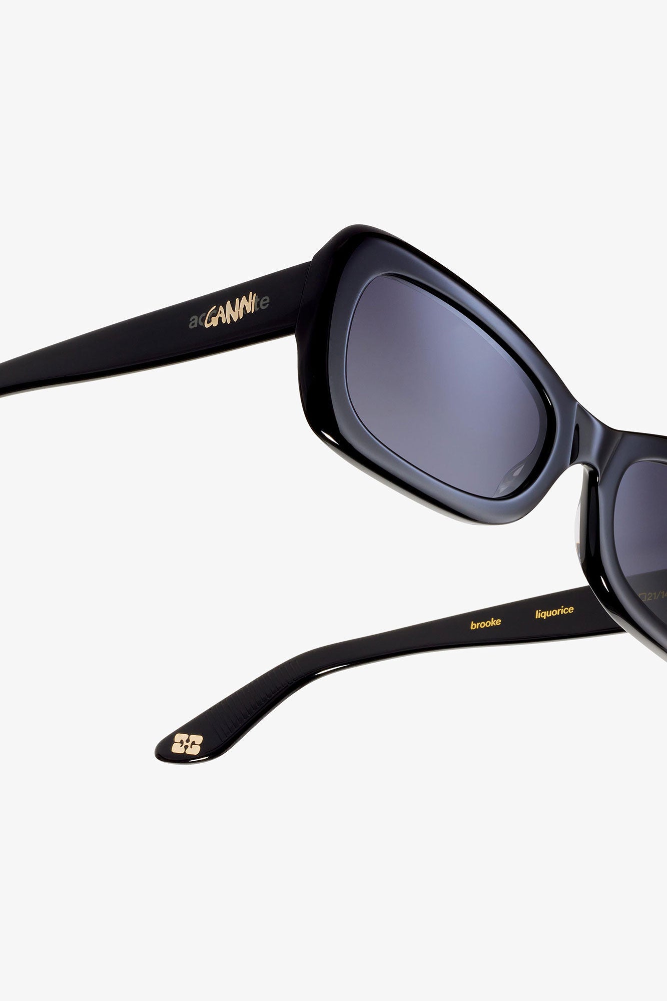 Black GANNI x Ace & Tate Brooke Sunglasses - GANNI