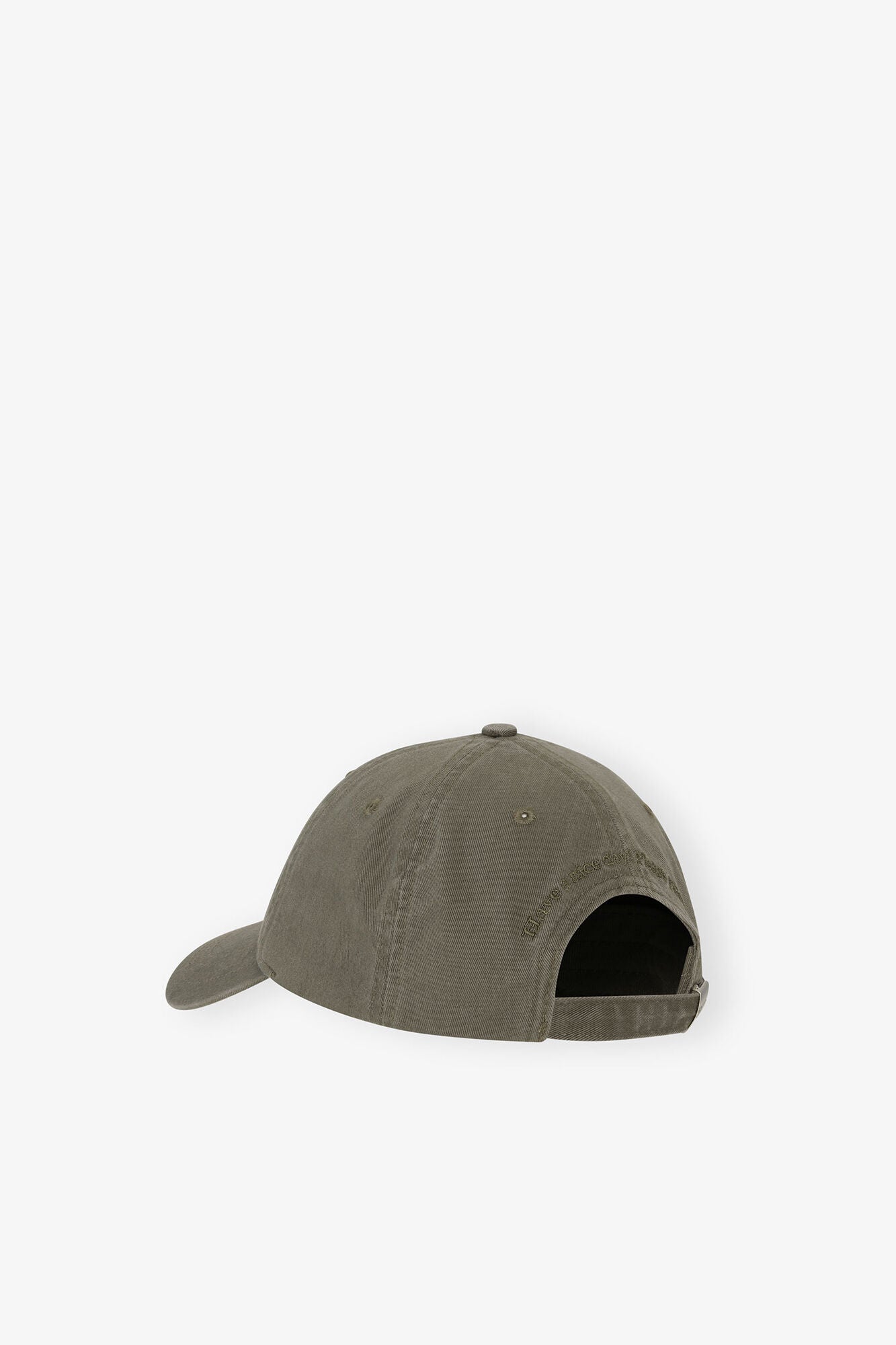 Kalamata Green Canvas Cap - GANNI