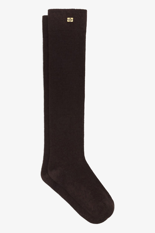 Wool Mix High Socks - GANNI