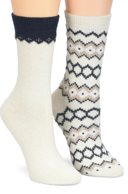 Born Shoes Ladies Cashmere Blend Crews - 2pk