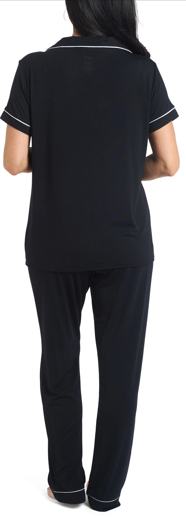 Born Shoes Ladies Classic Short Sleeve Pant Set - Heathered Modal