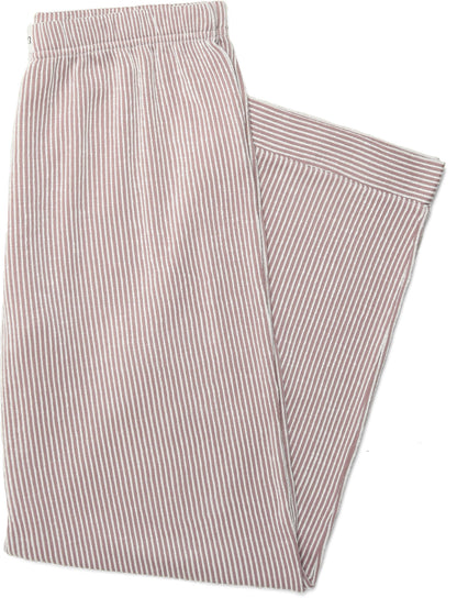 Born Shoes Ladies Classic Short Sleeve Pant Set - Knit Searsucker